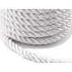Twisted cord  ø7 mm - Black (20 Meters)
