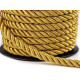 Twisted cord  ø7 mm - Black (20 Meters)