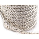 Twisted cord  ø7 mm - Black (20 Meters)
