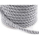 Twisted cord  ø7 mm - Black (20 Meters)