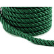 Twisted cord  ø7 mm - Black (20 Meters)