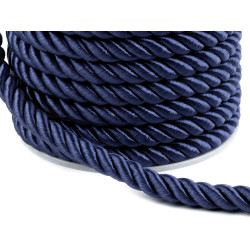 Twisted cord  ø7 mm - Blue dark (20 Meters)