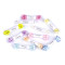 100% polyester rattail satin cord ø2mm, bunch per 3m - Light mix (10 Bunches)