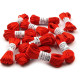 100% polyester rattail satin cord ø2mm, bunch per 3m - Light mix (10 Bunches) 100% polyester rattail satin cord ø2mm, bunch per 3m - Light mix (10 Bunches)
