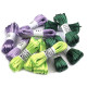 100% polyester rattail satin cord ø2mm, bunch per 3m - Light mix (10 Bunches) 100% polyester rattail satin cord ø2mm, bunch per 3m - Light mix (10 Bunches)