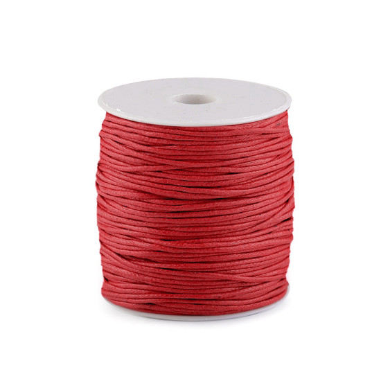 Sznurek bawełniany ø1,8 mm woskowany - Miętowy (10 Sztuki) Sznurek bawełniany ø1,8 mm woskowany - Miętowy (10 Sztuki)