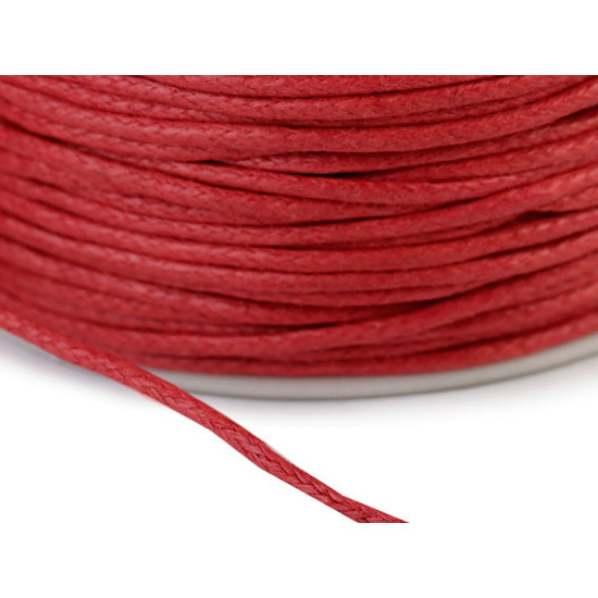Sznurek bawełniany ø1,8 mm woskowany - Miętowy (10 Sztuki) Sznurek bawełniany ø1,8 mm woskowany - Miętowy (10 Sztuki)
