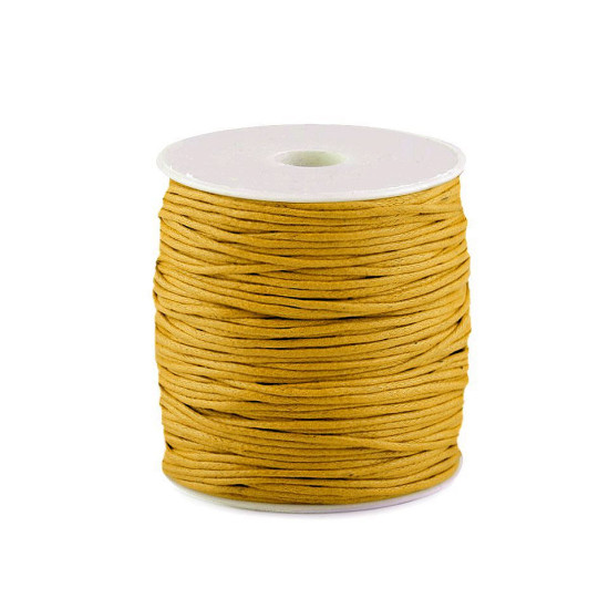 Sznurek bawełniany ø1,8 mm woskowany - Miętowy (10 Sztuki) Sznurek bawełniany ø1,8 mm woskowany - Miętowy (10 Sztuki)