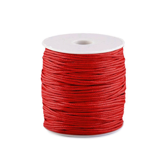 Sznurek bawełniany ø1,8 mm woskowany - Miętowy (10 Sztuki) Sznurek bawełniany ø1,8 mm woskowany - Miętowy (10 Sztuki)