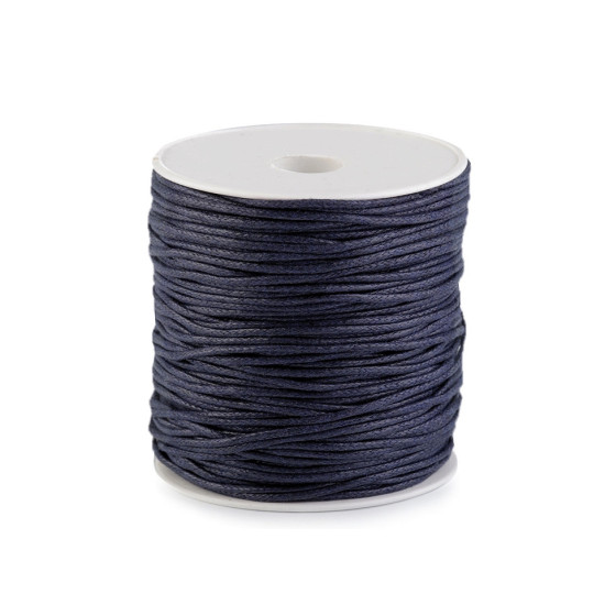 Sznurek bawełniany ø1,8 mm woskowany - Miętowy (10 Sztuki) Sznurek bawełniany ø1,8 mm woskowany - Miętowy (10 Sztuki)