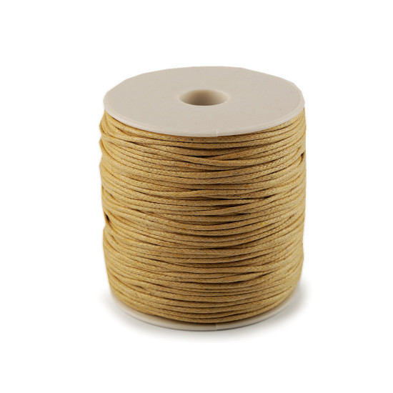 Sznurek bawełniany ø1,8 mm woskowany - Miętowy (10 Sztuki) Sznurek bawełniany ø1,8 mm woskowany - Miętowy (10 Sztuki)