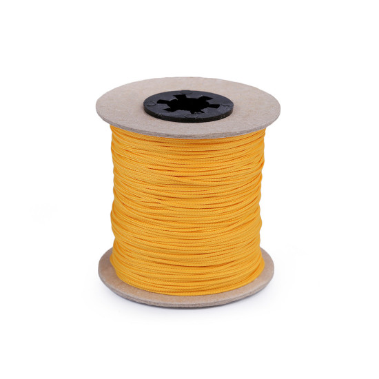 Sznurek poliestrowy ø1,5 mm - Ecru (100 Metry) Sznurek poliestrowy ø1,5 mm - Ecru (100 Metry)