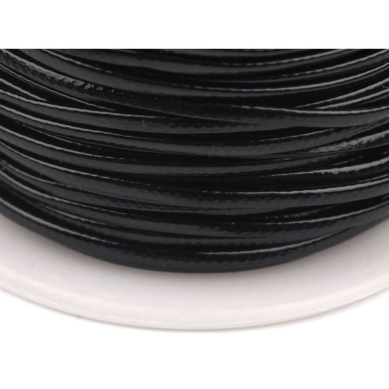 Eco leather cord width 1.5 mm - Silver (125 Meters) Eco leather cord width 1.5 mm - Silver (125 Meters)