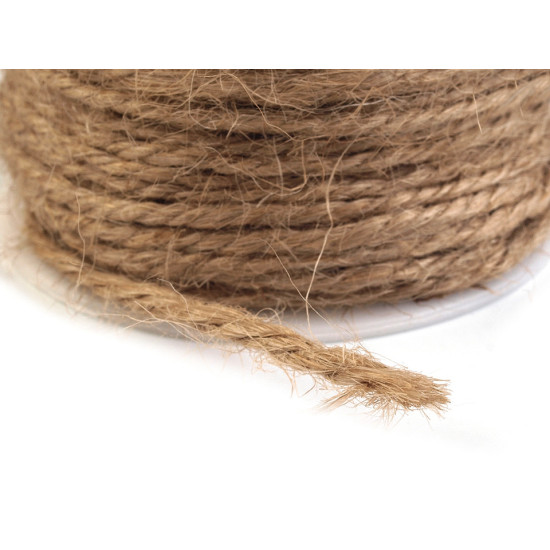 Sznurek jutowy ø2,5 mm - Płowy naturalny (3 Sztuki) Sznurek jutowy ø2,5 mm - Płowy naturalny (3 Sztuki)