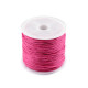 Cotton waxed cord / string ø0.8 mm - Raspberry (12 Pieces) Cotton waxed cord / string ø0.8 mm - Raspberry (12 Pieces)