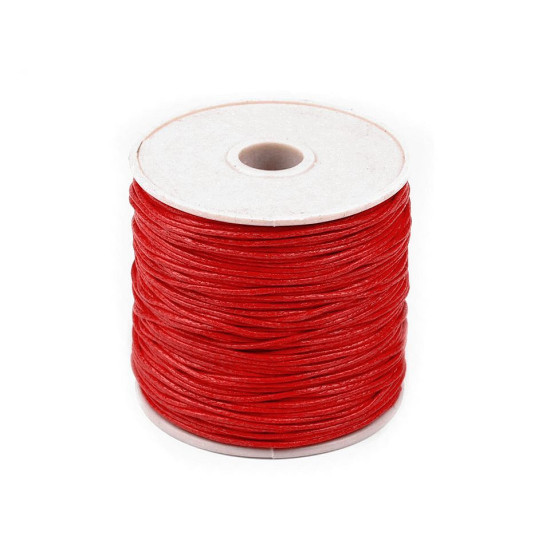 Cotton waxed cord / string ø0.8 mm - Raspberry (12 Pieces) Cotton waxed cord / string ø0.8 mm - Raspberry (12 Pieces)
