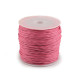 Cotton waxed cord / string ø0.8 mm - Raspberry (12 Pieces) Cotton waxed cord / string ø0.8 mm - Raspberry (12 Pieces)