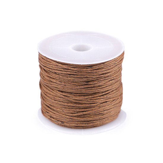 Cotton waxed cord / string ø0.8 mm - Raspberry (12 Pieces) Cotton waxed cord / string ø0.8 mm - Raspberry (12 Pieces)