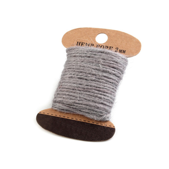 Jute string ø2 mm - Ecru light (1 Card) Jute string ø2 mm - Ecru light (1 Card)