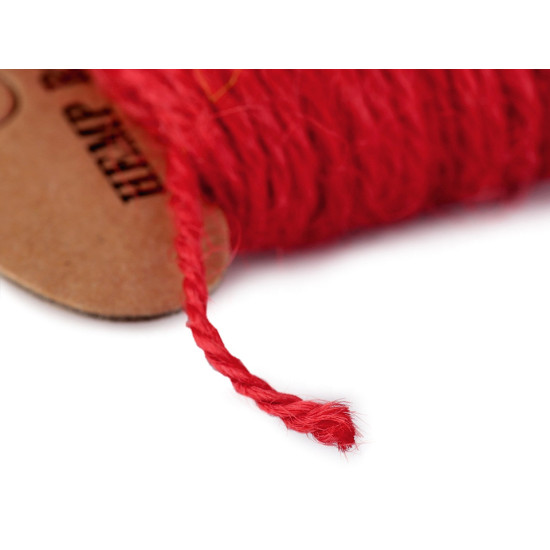 Jute string ø2 mm - Ecru light (1 Card) Jute string ø2 mm - Ecru light (1 Card)