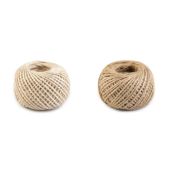Jute twine / string ø2 mm - Mustard (9 Pieces) Jute twine / string ø2 mm - Mustard (9 Pieces)