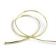 Cordon plat creux de noël avec lurex, largeur 2 mm - Or lt. (1 Pièce) Cordon plat creux de noël avec lurex, largeur 2 mm - Or lt. (1 Pièce)