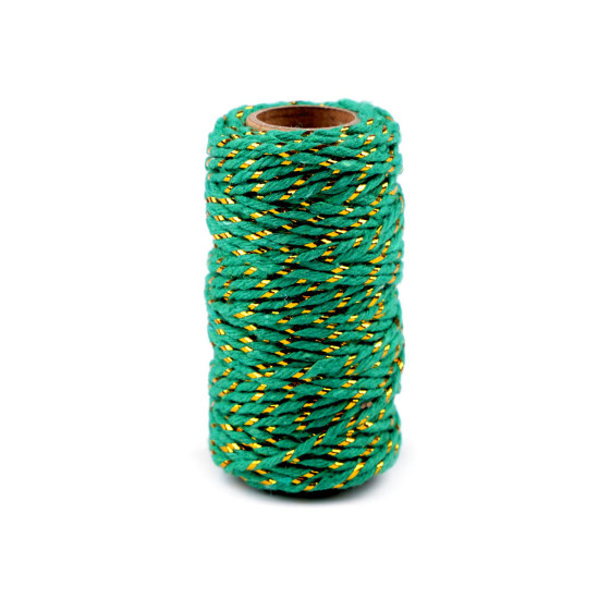 Christmas twisted twine / string with lurex ø1.5 mm - White (8 Pieces) Christmas twisted twine / string with lurex ø1.5 mm - White (8 Pieces)
