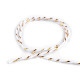 Christmas twisted twine / string with lurex ø1.5 mm - White (8 Pieces) Christmas twisted twine / string with lurex ø1.5 mm - White (8 Pieces)