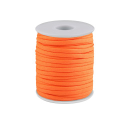 Ejtőernyő / ruha zsinór ø4 mm - Narancssárga (100 Méterek)