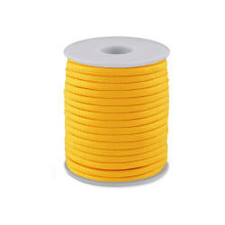 Ejtőernyő / ruha zsinór ø4 mm - Sárga (100 Méterek)