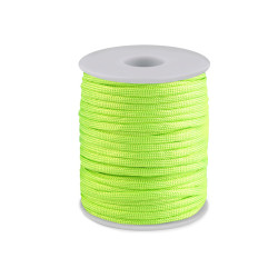 Ejtőernyő / ruha zsinór ø4 mm - Vakító sárga (100 Méterek)