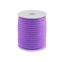 Ejtőernyő / ruha zsinór ø4 mm - Liláspiros vil. (100 Méterek)