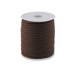 Ejtőernyő / ruha zsinór ø4 mm - Csokoládébarna (100 Méterek)