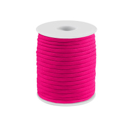 Ejtőernyő / ruha zsinór ø4 mm - Rózsaszín neon (100 Méterek)