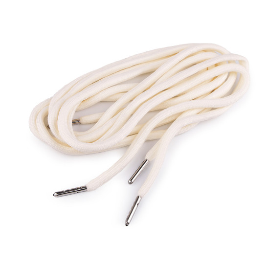 Sznurek odzieżowy z końcówkami długość 130 cm - Czarny (100 Sztuki) Sznurek odzieżowy z końcówkami długość 130 cm - Czarny (100 Sztuki)