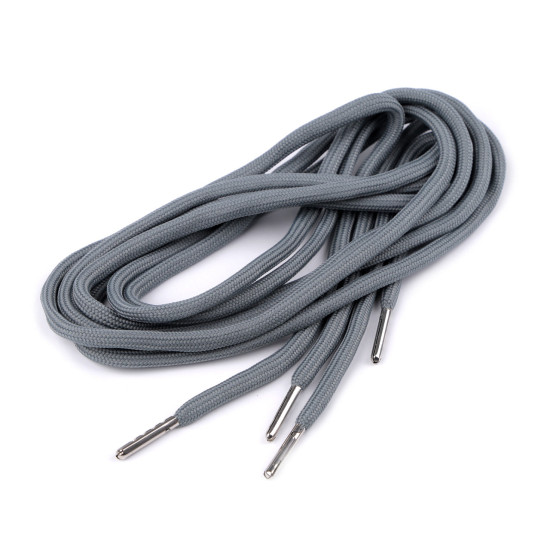 Sznurek odzieżowy z końcówkami długość 130 cm - Czarny (100 Sztuki) Sznurek odzieżowy z końcówkami długość 130 cm - Czarny (100 Sztuki)