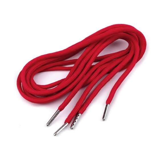 Sznurek odzieżowy z końcówkami długość 130 cm - Czarny (100 Sztuki) Sznurek odzieżowy z końcówkami długość 130 cm - Czarny (100 Sztuki)