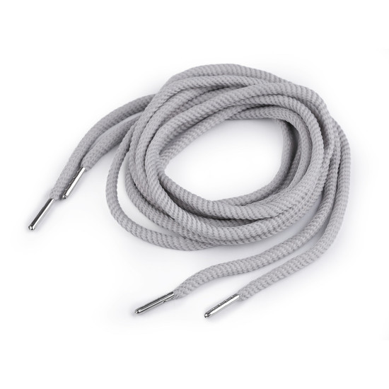 Sznurek odzieżowy z końcówkami długość 130 cm - Czarny (100 Sztuki) Sznurek odzieżowy z końcówkami długość 130 cm - Czarny (100 Sztuki)