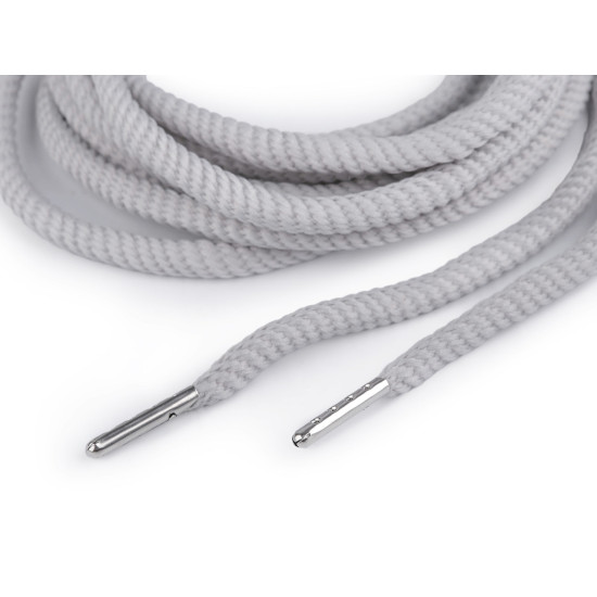 Sznurek odzieżowy z końcówkami długość 130 cm - Czarny (100 Sztuki) Sznurek odzieżowy z końcówkami długość 130 cm - Czarny (100 Sztuki)