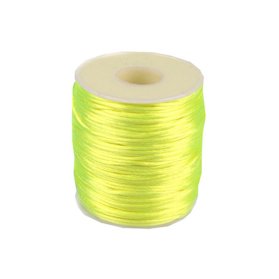 Sznurek satynowy ø1 mm - Fioletowy (1 Sztuka)