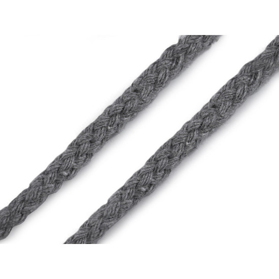 Cordón de algodón para prendas de ropa ø6 mm - Gris (10 Metros) Cordón de algodón para prendas de ropa ø6 mm - Gris (10 Metros)