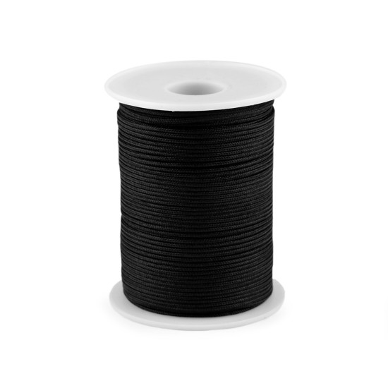 Sznur techniczny do żaluzji / do koralików ø1,4 mm - Czarny (100 Metry) Sznur techniczny do żaluzji / do koralików ø1,4 mm - Czarny (100 Metry)
