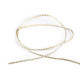 Christmas flat lurex string / cord width 1.2 mm - Silver (10 Pieces) Christmas flat lurex string / cord width 1.2 mm - Silver (10 Pieces)