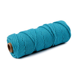 Cord / string yarn ø5 mm - Azure blue (10 Meters)