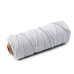 Cord / string yarn ø5 mm - Dove grey (10 Meters)