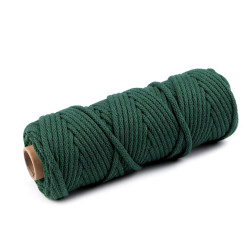 Sznurek z rdzeniem ø5 mm - Leśna zieleń (10 Metry)