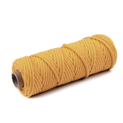 Sznurek z rdzeniem ø5 mm - Musztardowy (10 Metry)