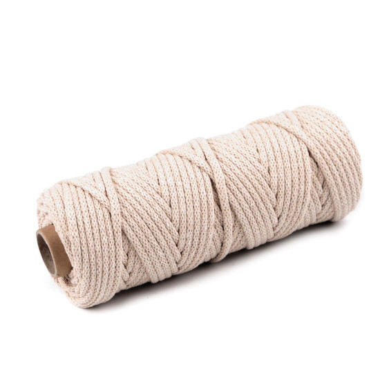 Cord / string yarn ø5 mm - Darkbeige (50 Meters) Cord / string yarn ø5 mm - Darkbeige (50 Meters)