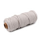 Cord / string yarn ø5 mm - Darkbeige (50 Meters) Cord / string yarn ø5 mm - Darkbeige (50 Meters)