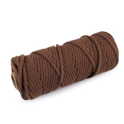 Cord / string yarn ø5 mm - Chocolate (10 Meters)
